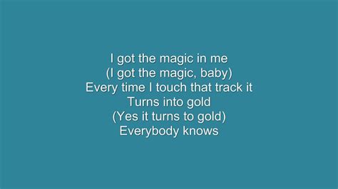 lyrics i've got the magic in me